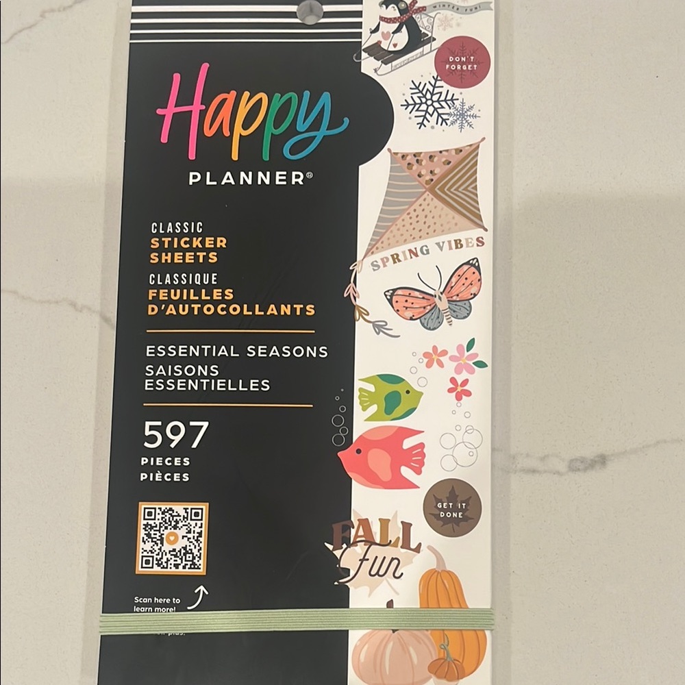 Happy Planner Brand New Essential Seasons Sticker Book